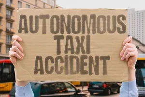 Autonomous Taxi crash