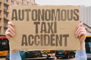 Autonomous Taxi crash