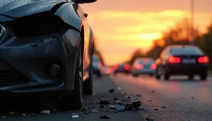 Car crash with autonomous vehicle