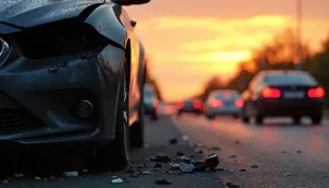 Car crash with autonomous vehicle